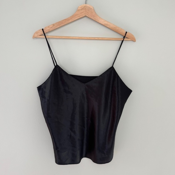 Indulgence Black Satin Camisole - Picture 4 of 7